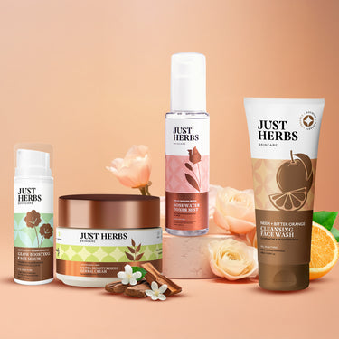 Ayurvedic Glow Boost Skincare Combo Kit of 4